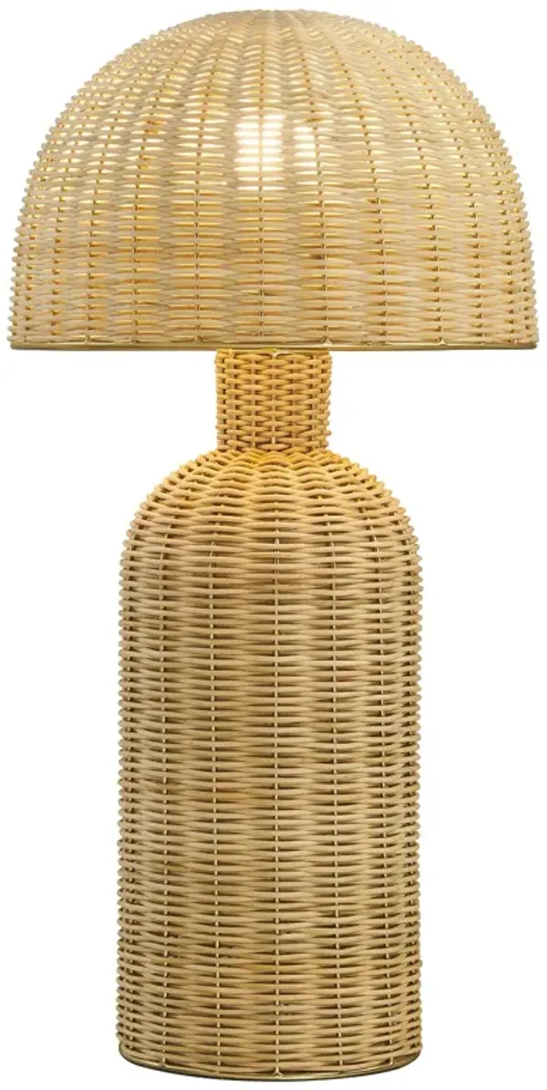 Briar Rattan Table Lamp by Modway Natural