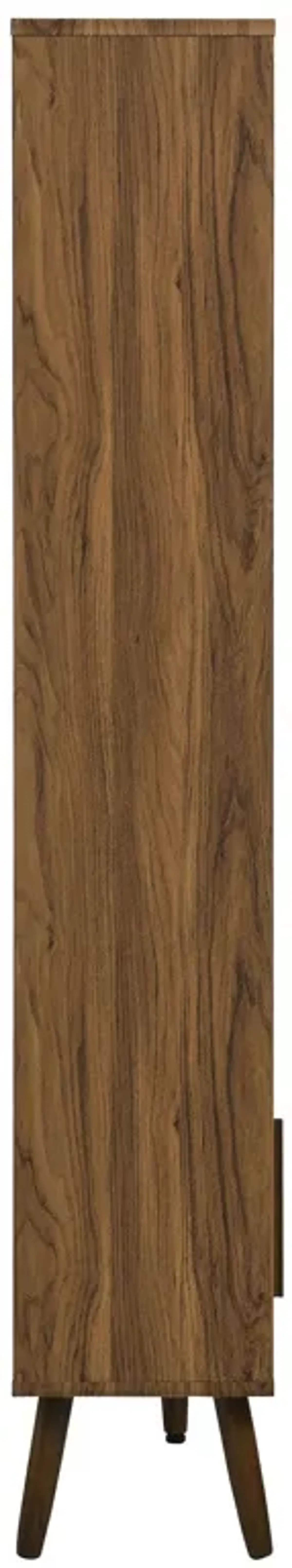 Transmit 59" Bookcase with Sliding Doors by Modway