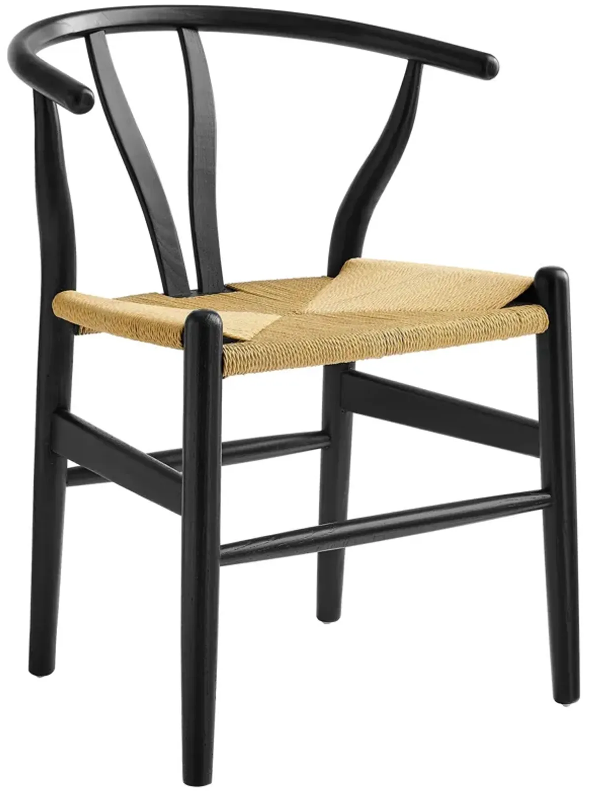 Amish 29" Wood Dining Chair by Modway Black