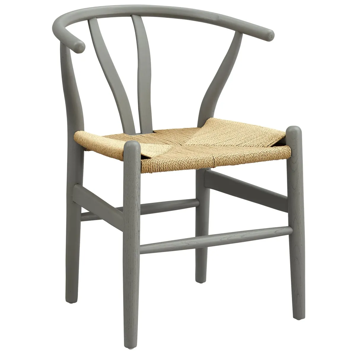 Amish 29" Wood Dining Chair by Modway Light Gray