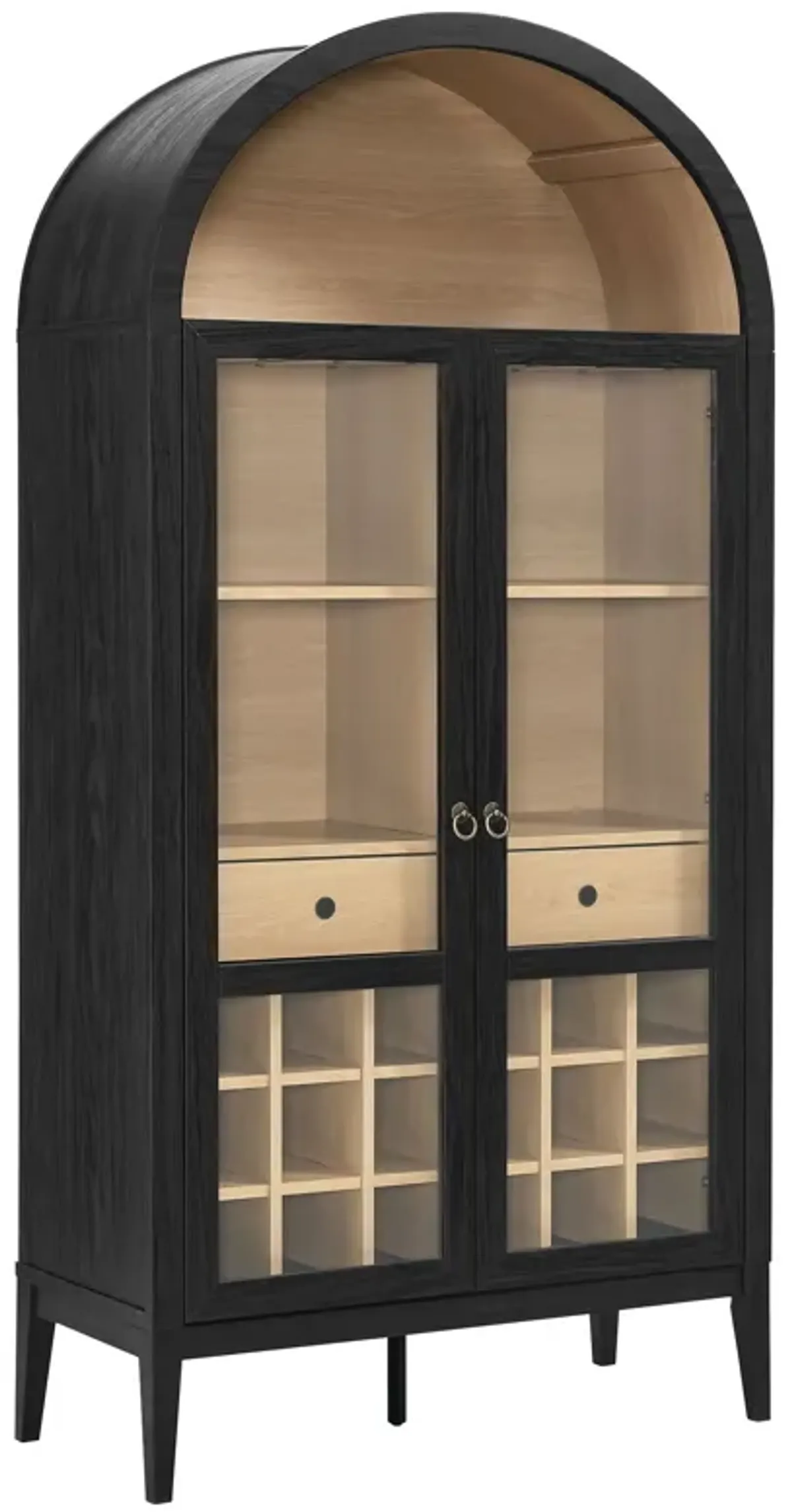 Nolan Arched Bar Cabinet by Modway Black
