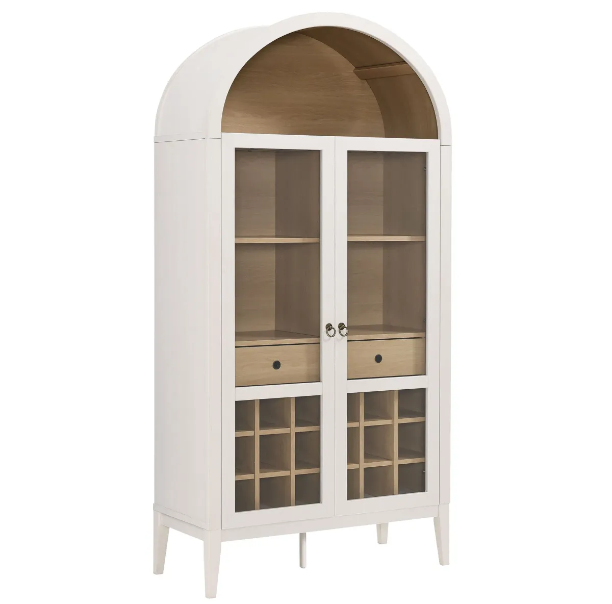 Nolan Arched Bar Cabinet by Modway Ivory