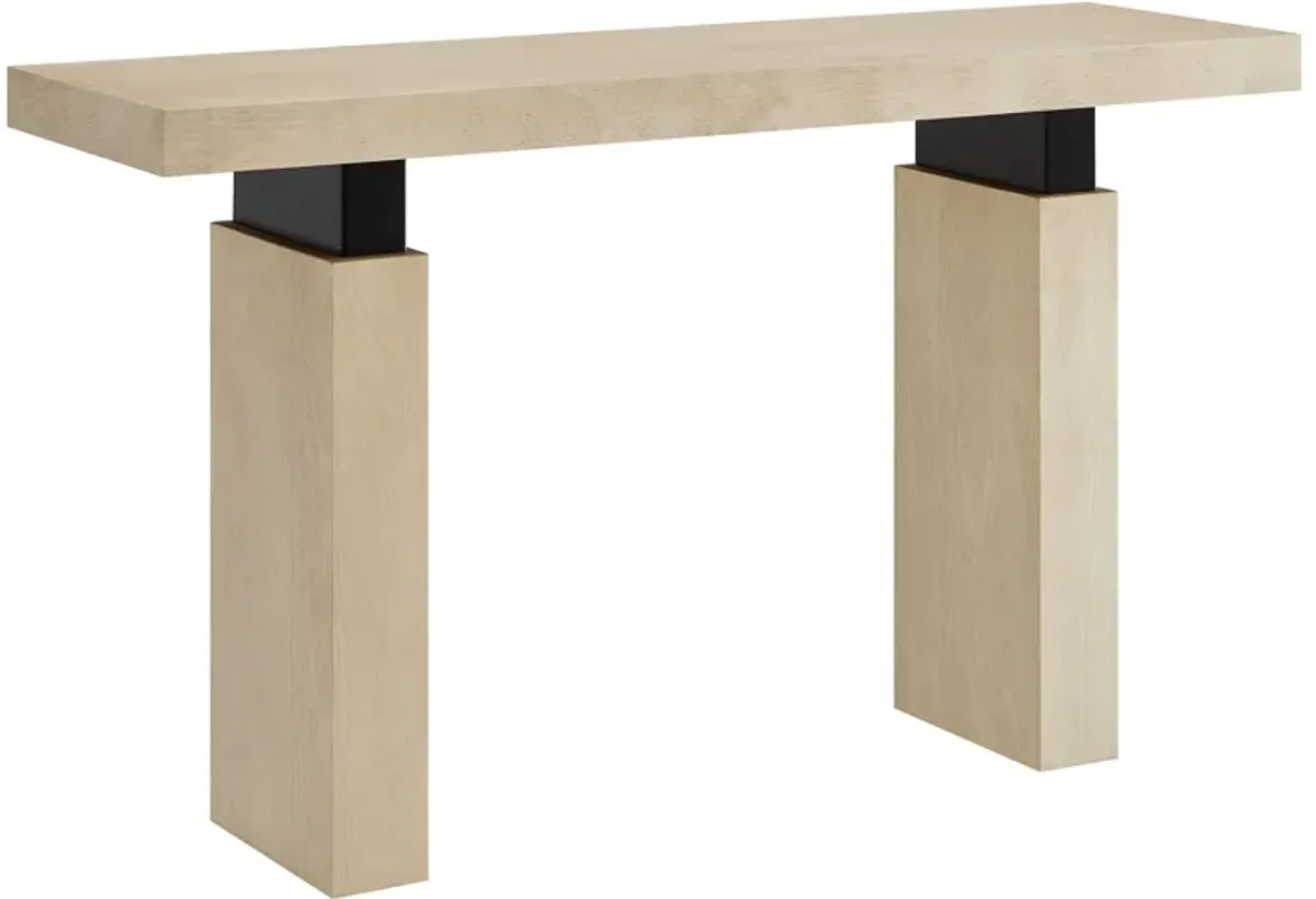 Piston 52" Rectangular Wood Console Table by Modway Natural