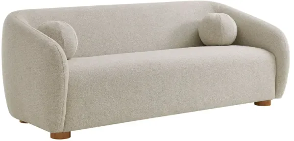 Holland 85" Chenille Fabric Sofa by Modway Dove Gray