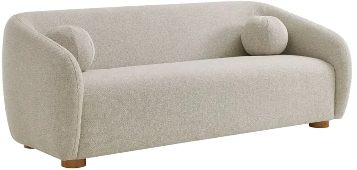 Holland 85" Chenille Fabric Sofa by Modway Navy