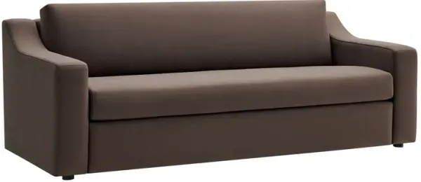 Liora Performance Velvet Sofa by Modway Chocolate Brown