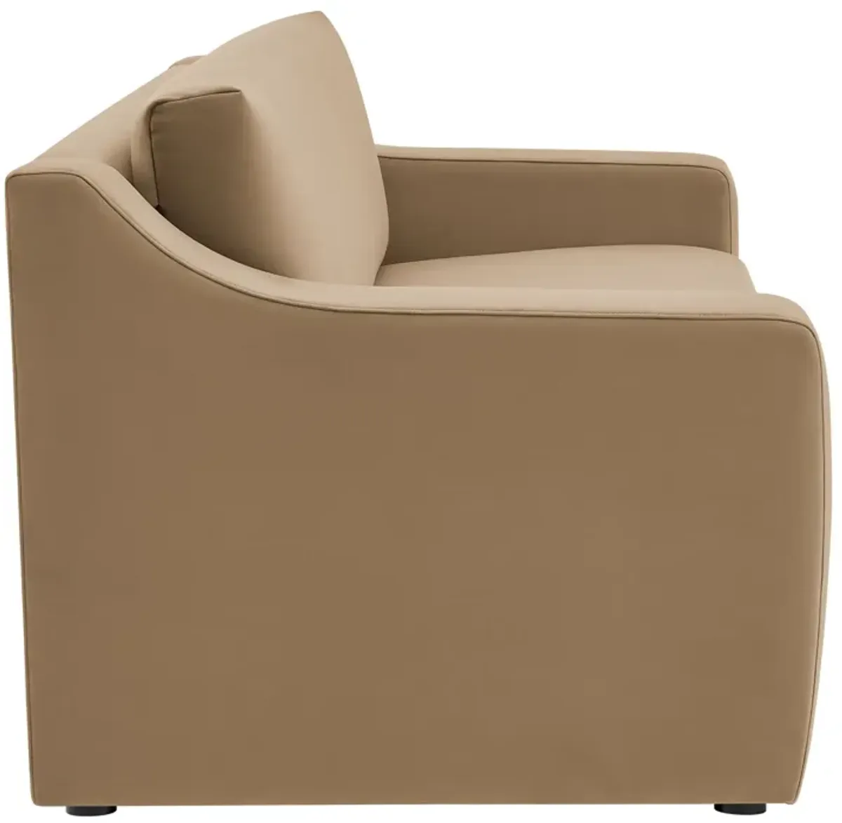 Liora Performance Velvet Sofa by Modway Taupe