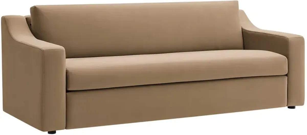 Liora Performance Velvet Sofa by Modway Taupe