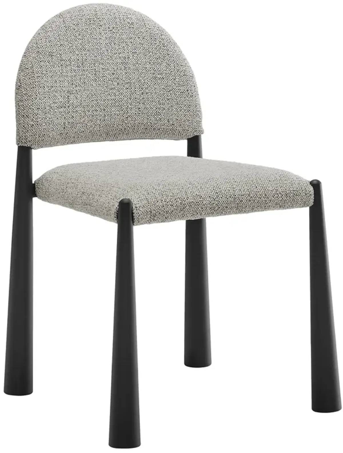 Hayley Upholstered Fabric Dining Side Chair by Modway Black Camel