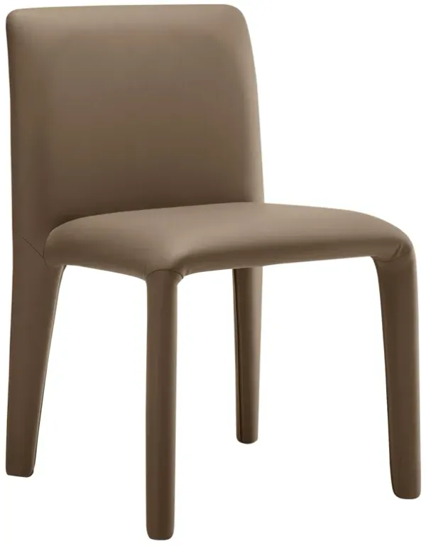 Rhodes Upholstered Dining Chair by Modway Mushroom Brown