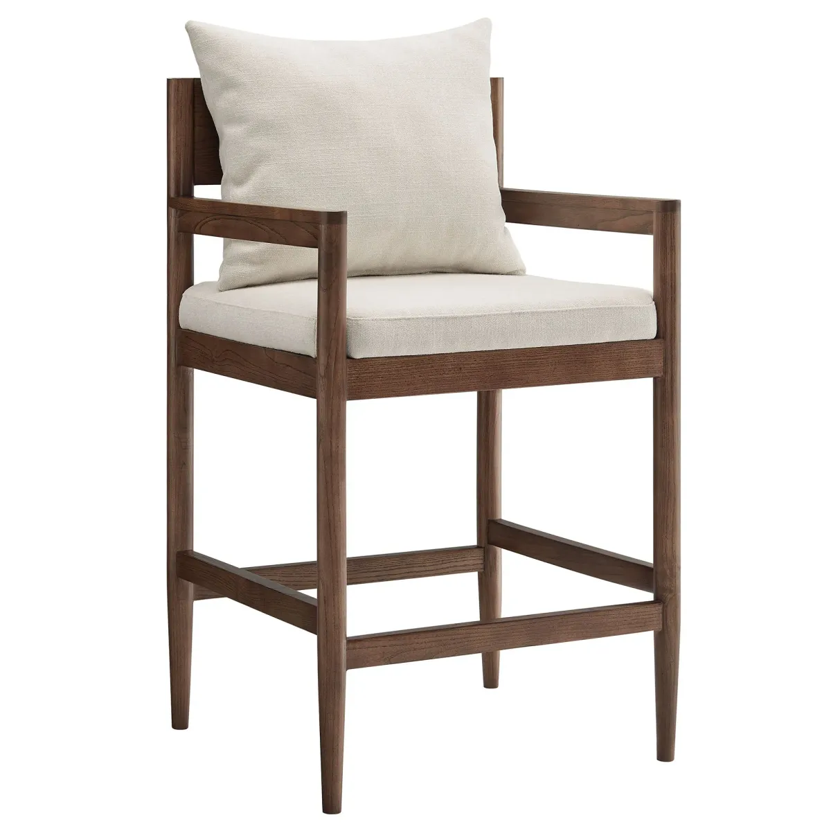 Remington Wood Counter Stool by Modway Charcoal