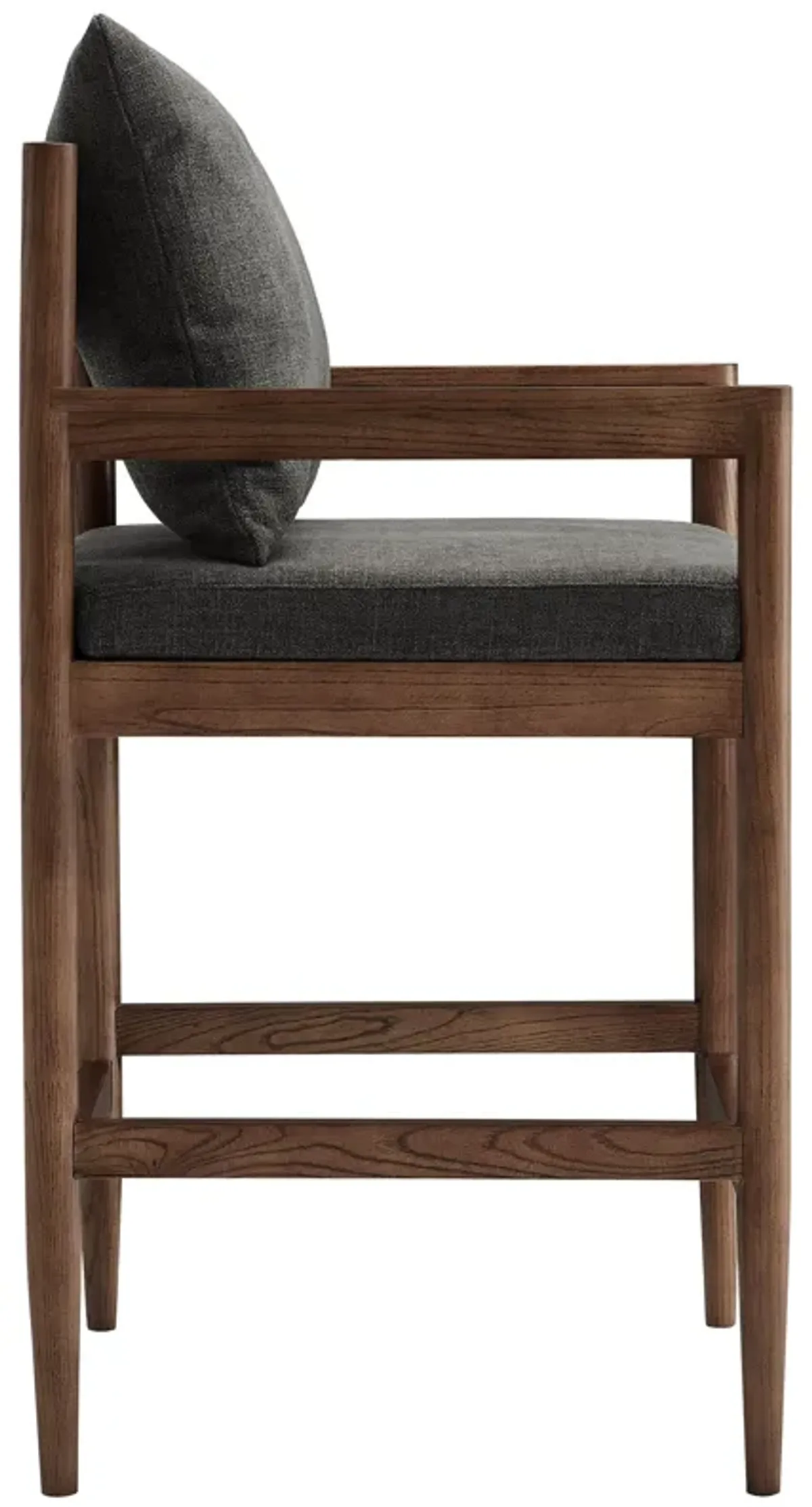 Remington Wood Counter Stool by Modway Charcoal