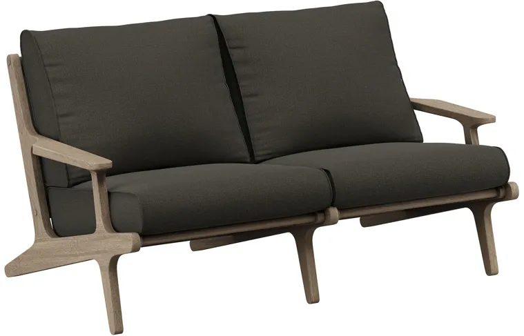 Saratoga Outdoor Teak Wood Loveseat by Modway