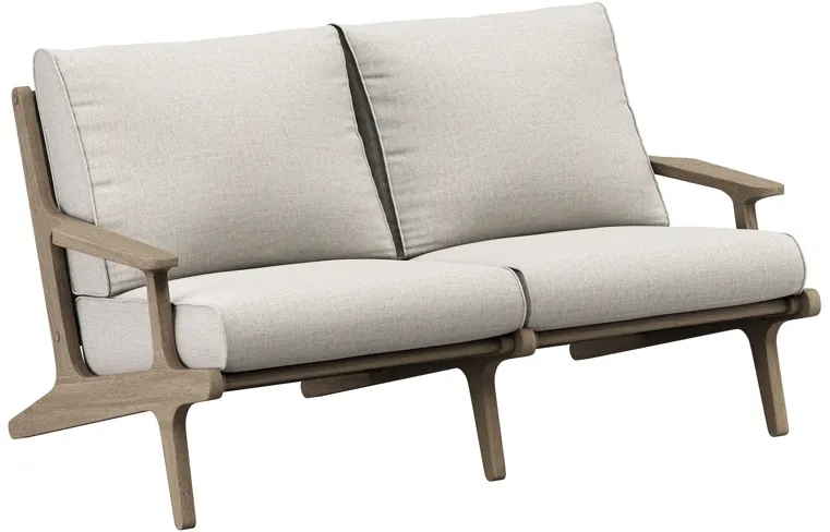 Saratoga Outdoor Teak Wood Loveseat by Modway