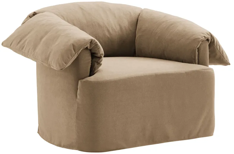 Lark Slipcovered Fabric Oversized Armchair by Modway