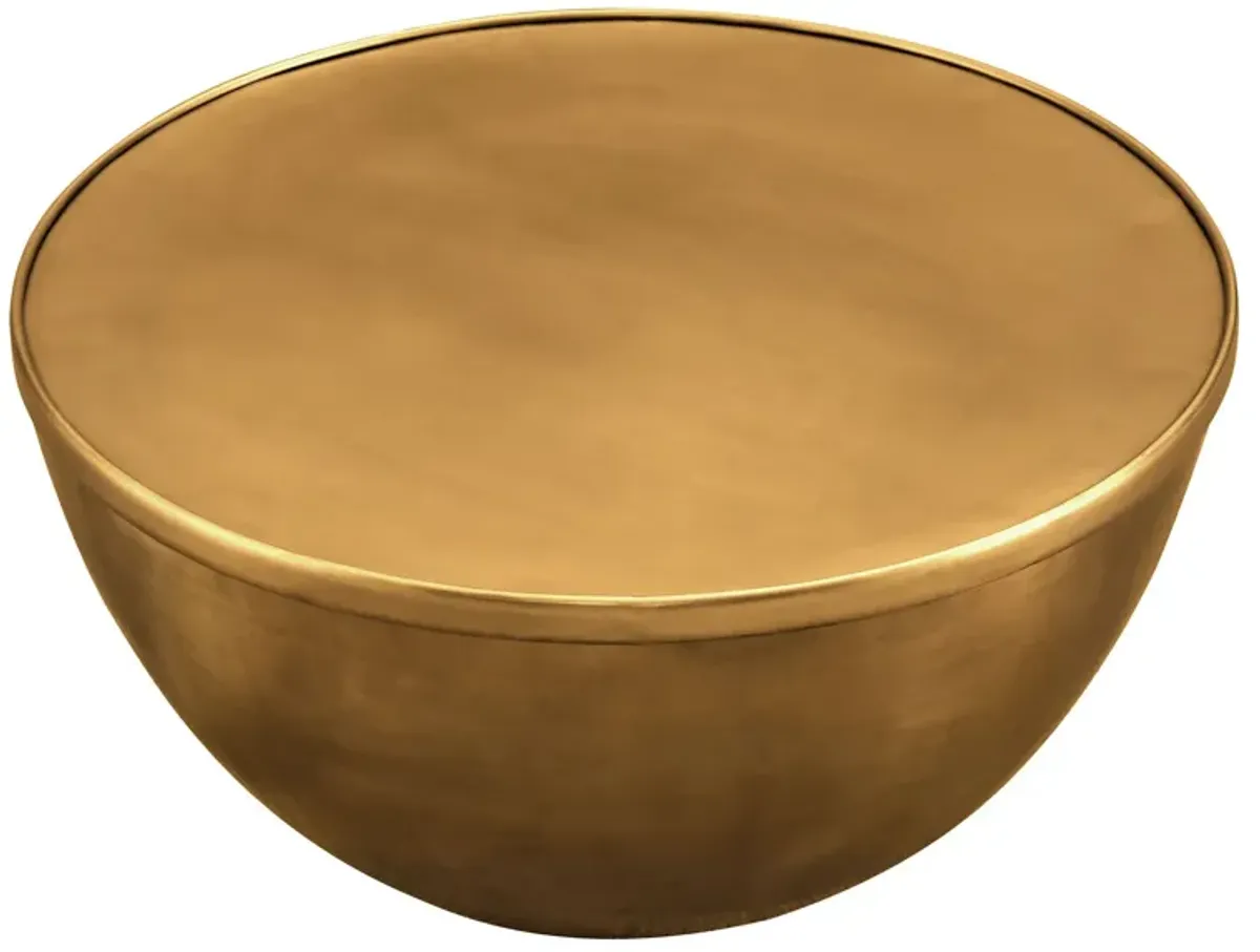 Viora 32 Inch Metal Storage Coffee Table by Modway Burnished Brass