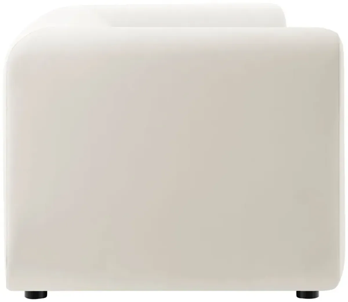 Leif 89" Performance Velvet Upholstered Sofa by Modway