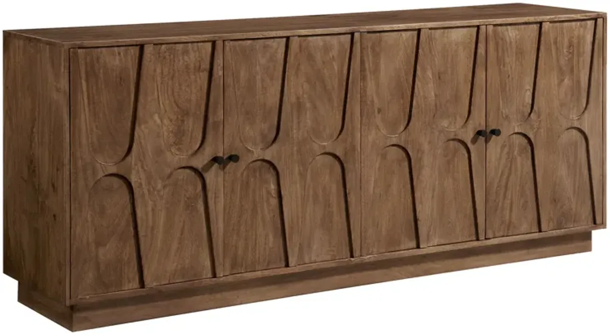 Veda 72" Mango Wood Sideboard Cabinet by Modway