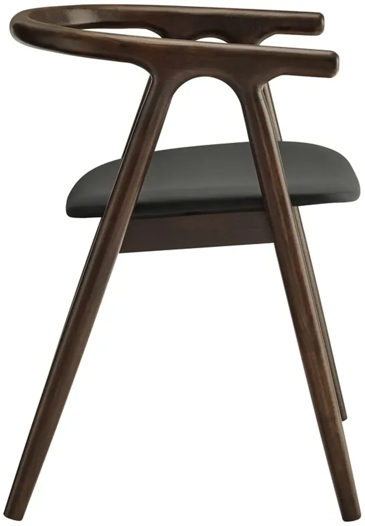 Henry Vegan Leather and Wood Dining Chair by Modway