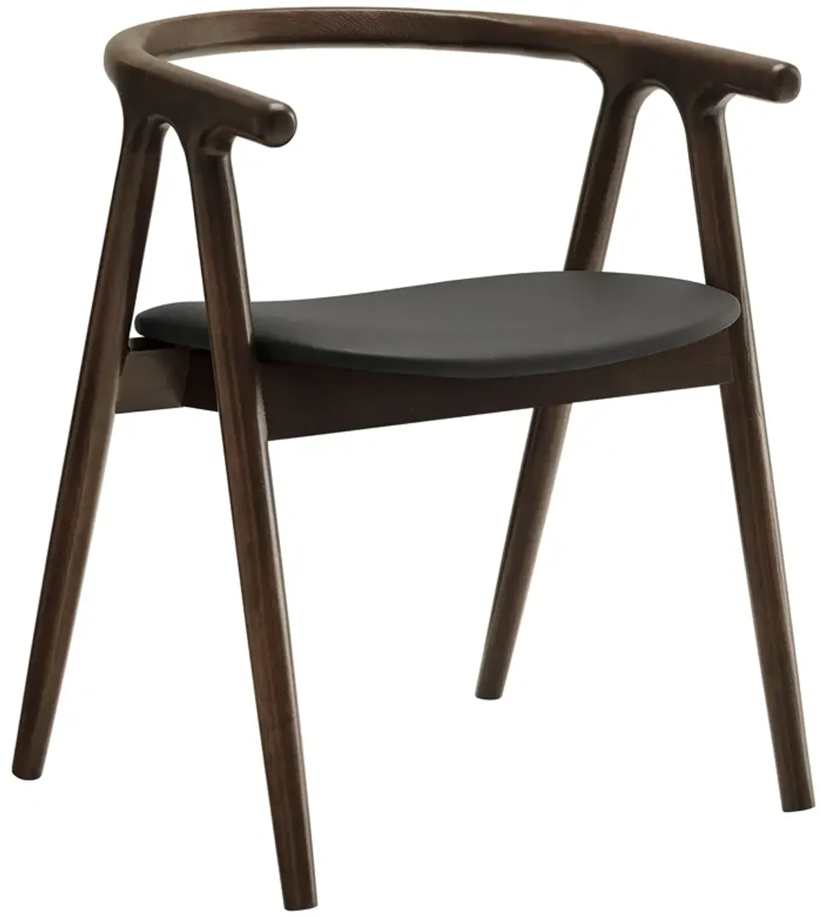 Henry Vegan Leather and Wood Dining Chair by Modway