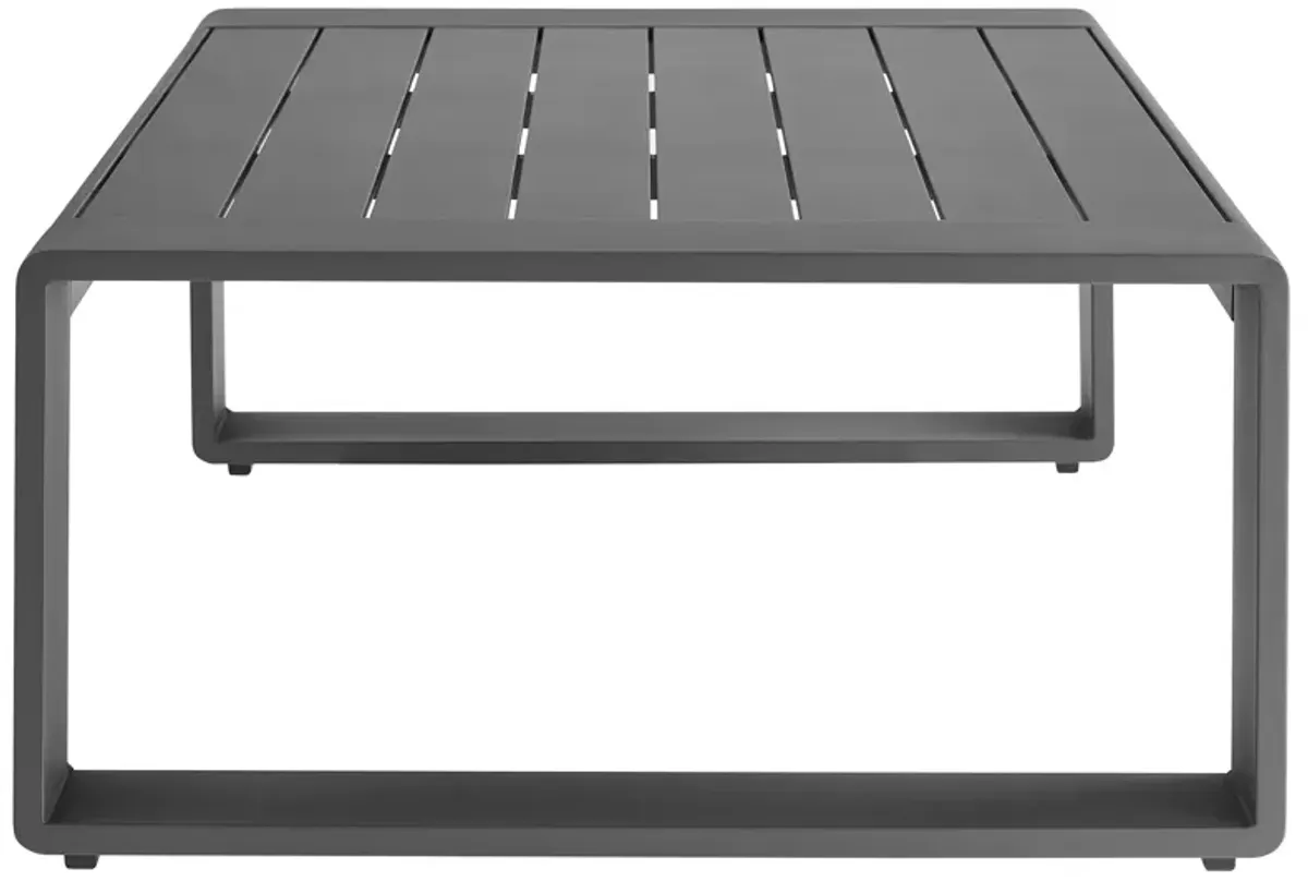 Lirienne Outdoor Patio Aluminum Coffee Table by Modway Gray