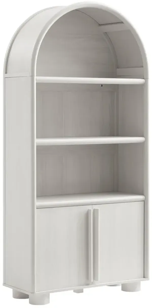Bellamy Tall Arched Display Cabinet Bookcase by Modway Ash