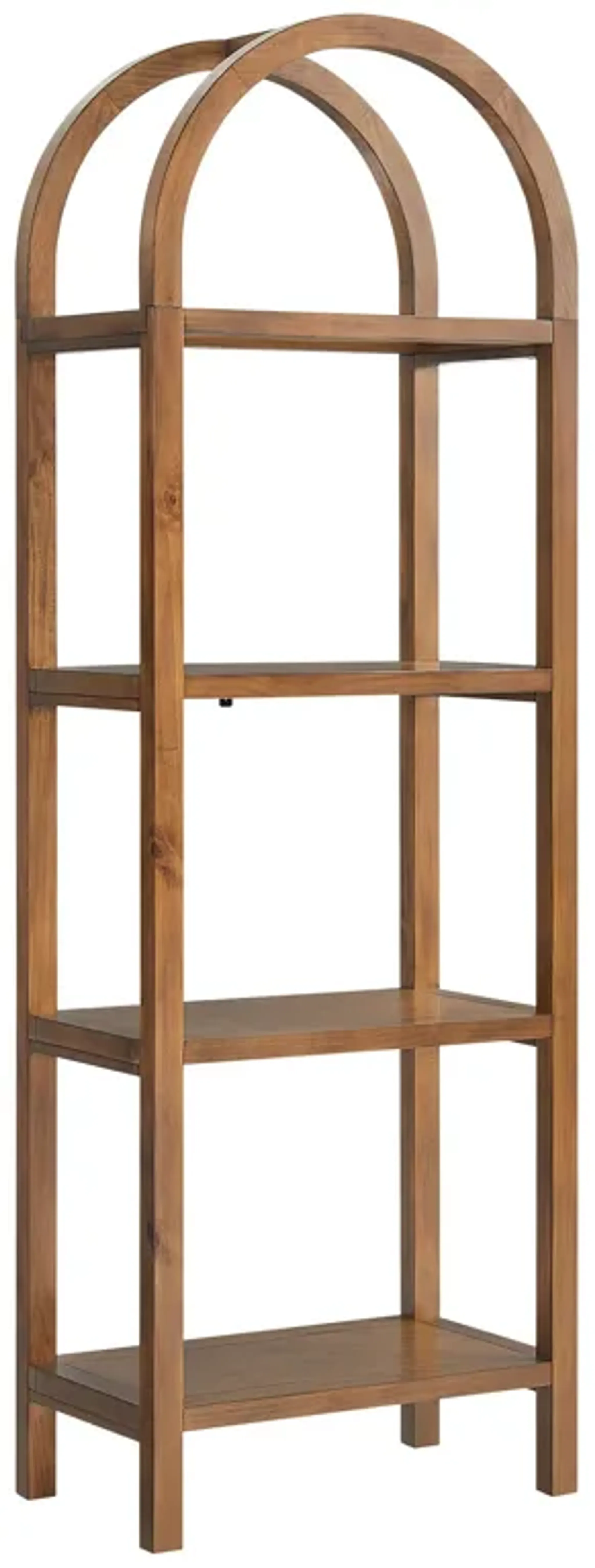 【超希少・廃盤】TheFFF Archway MiniTable M BM04 Vexley 72 Inch Tall Narrow Arched Bookshelf By Modway Walnut
