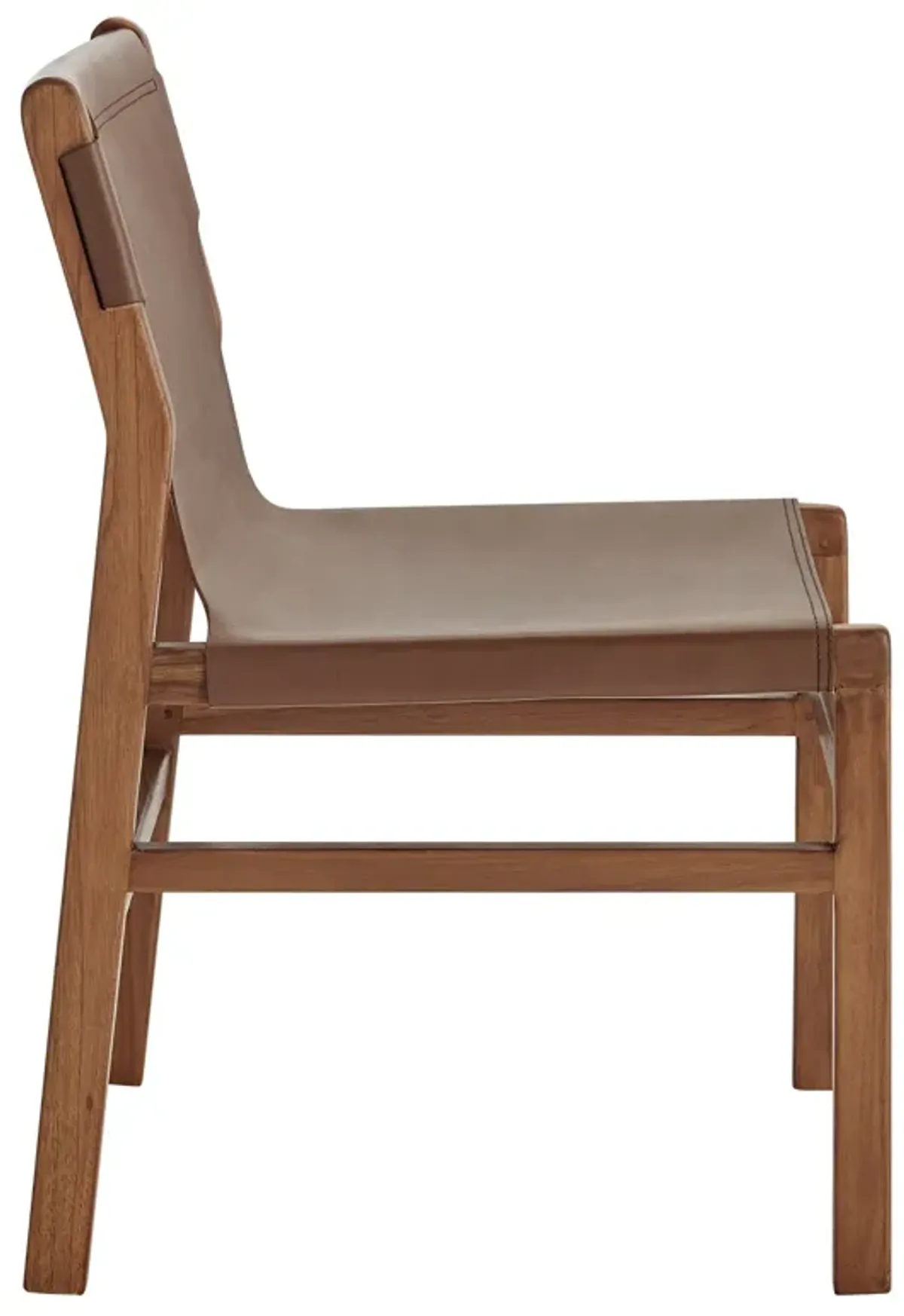 Sonora Leather Dining Side Chair by Modway
