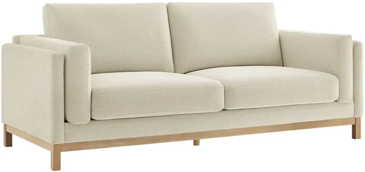 Roscoe 81 inch Upholstered Sofa by Modway Ivory