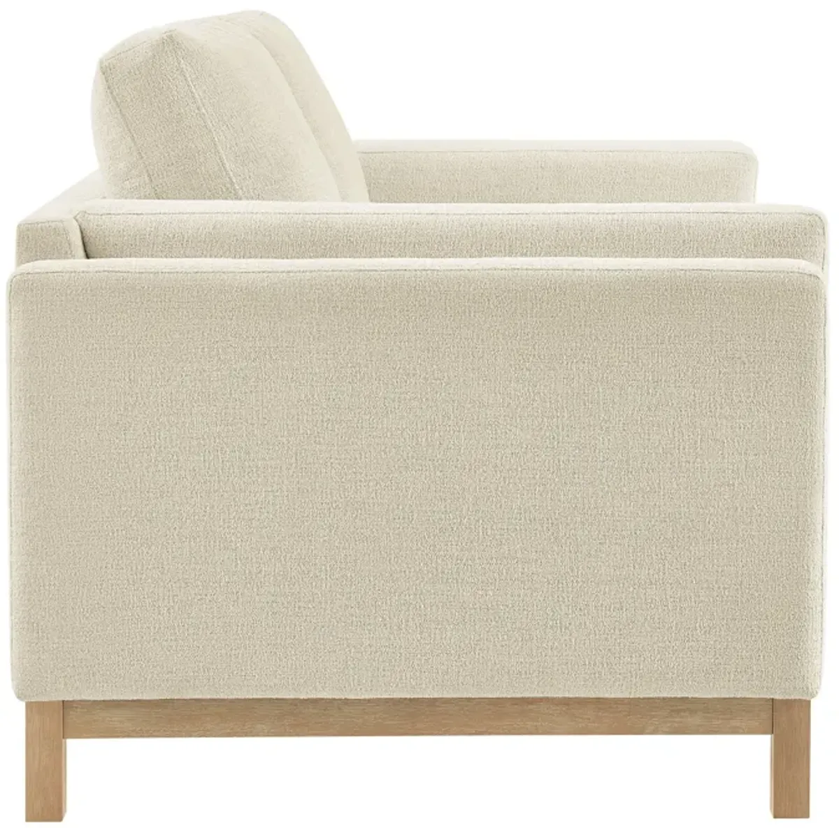 Roscoe 63 inch Upholstered Loveseat by Modway Ivory