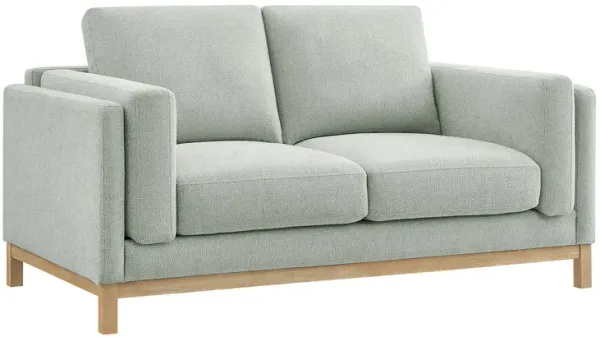 Roscoe 63 inch Upholstered Loveseat by Modway Mist