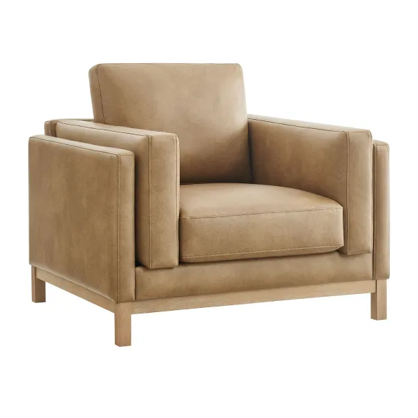 Roscoe Upholstered Armchair by Modway Toast