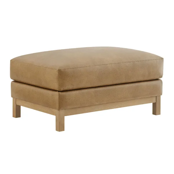 Roscoe Upholstered Ottoman by Modway Toast