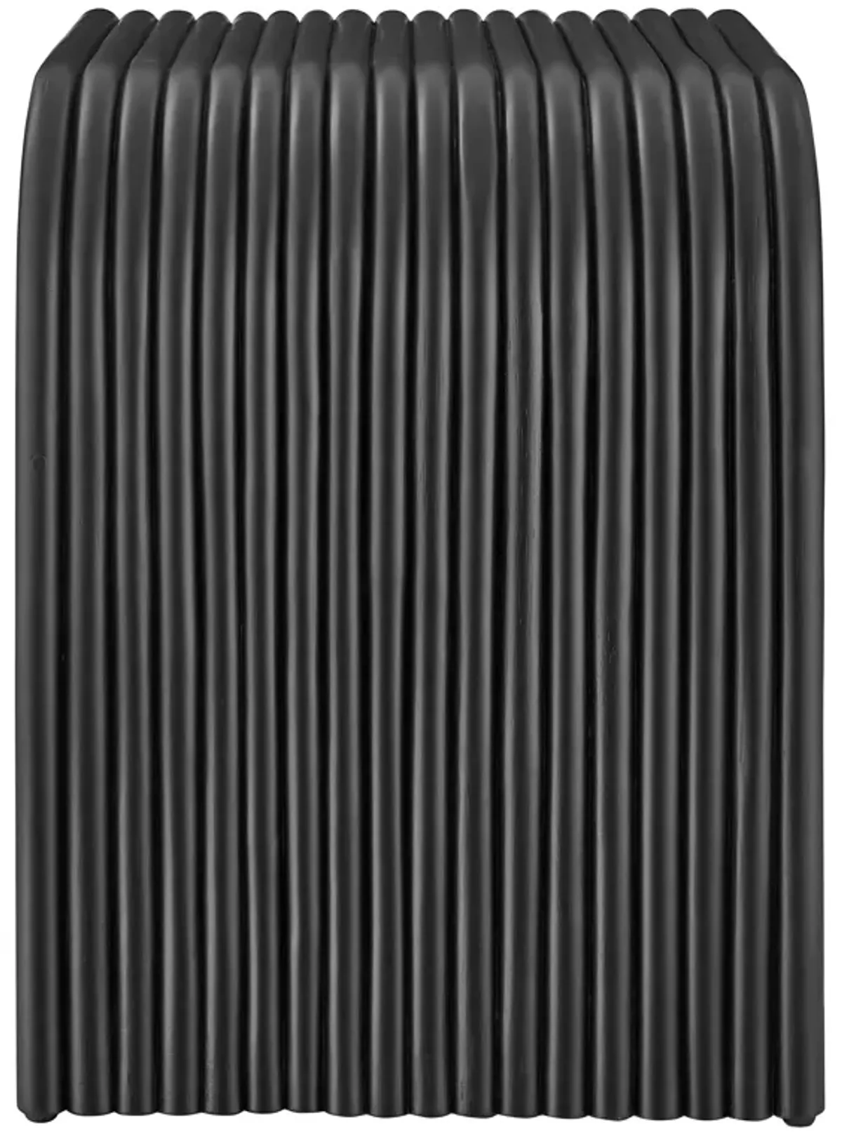 Eve Curved Natural Rattan Side Table by Modway