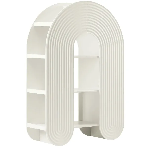 Daydream 58" Arched Bookshelf by Modway White