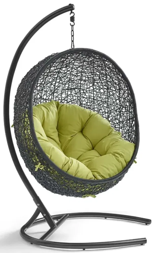 Encase Swing Outdoor Patio Lounge Chair by Modway Peridot