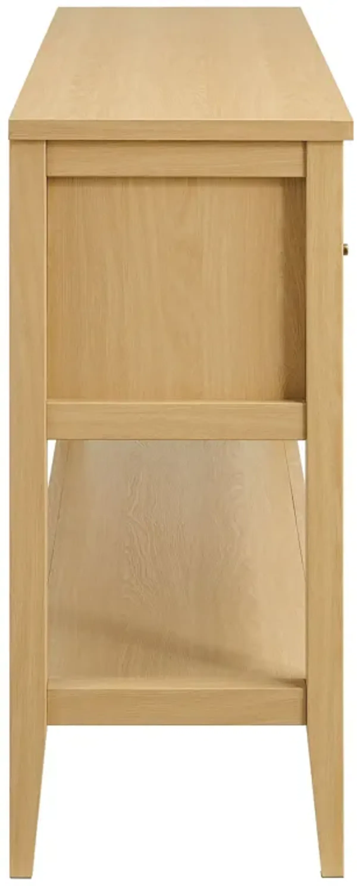 Soma 62 Inch Rattan Console Table by Modway Oak