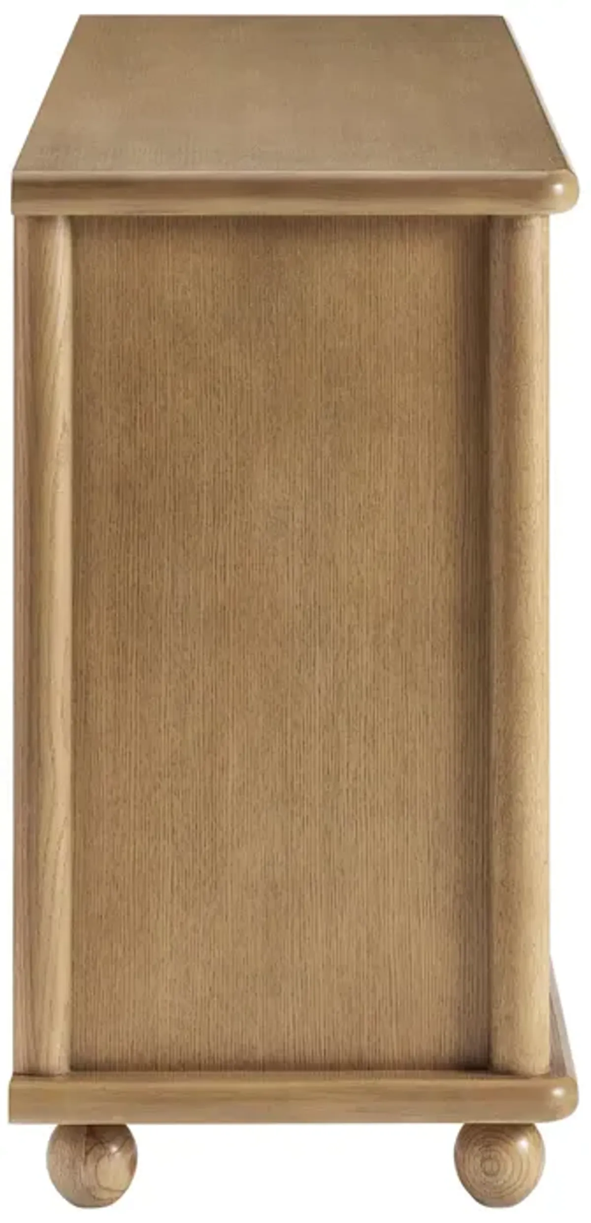 Marola 71 Inch Oak Wood Seagrass Sideboard by Modway Oak