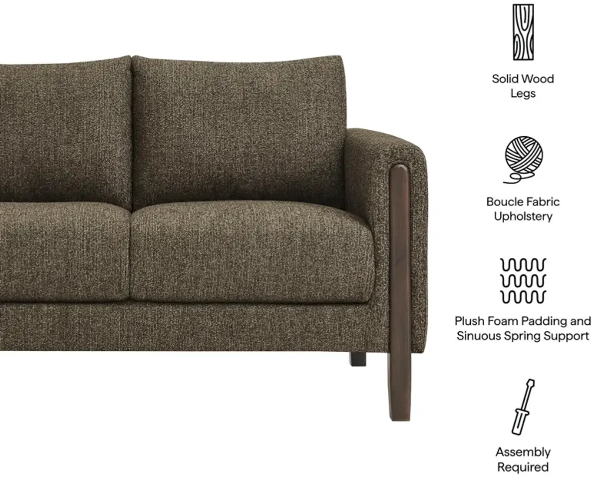 Hawken Boucle Fabric Loveseat by Modway