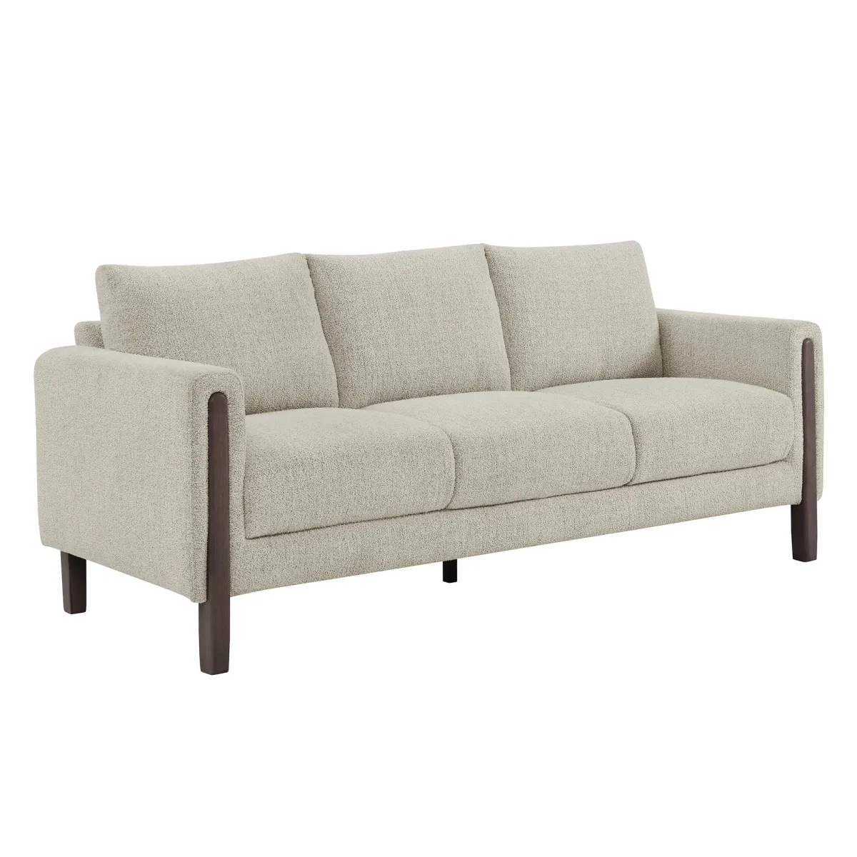 Hawken Boucle Fabric Sofa by Modway Antique Espresso