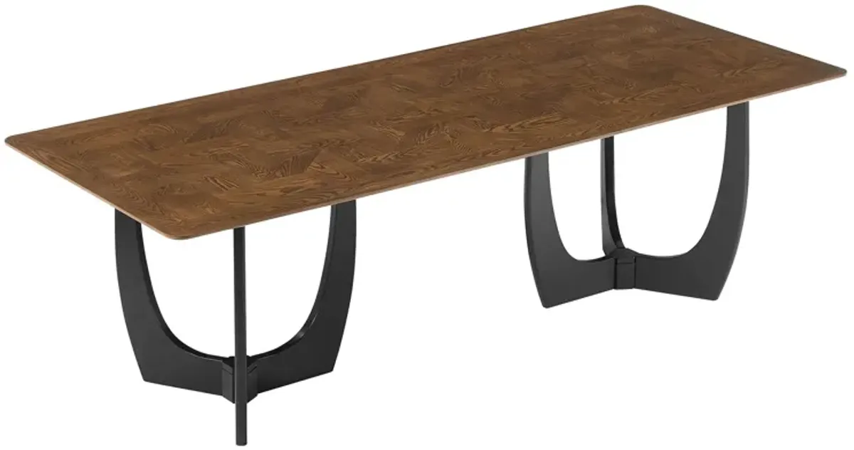 Wrenly 94” Dining Table by Modway Walnut
