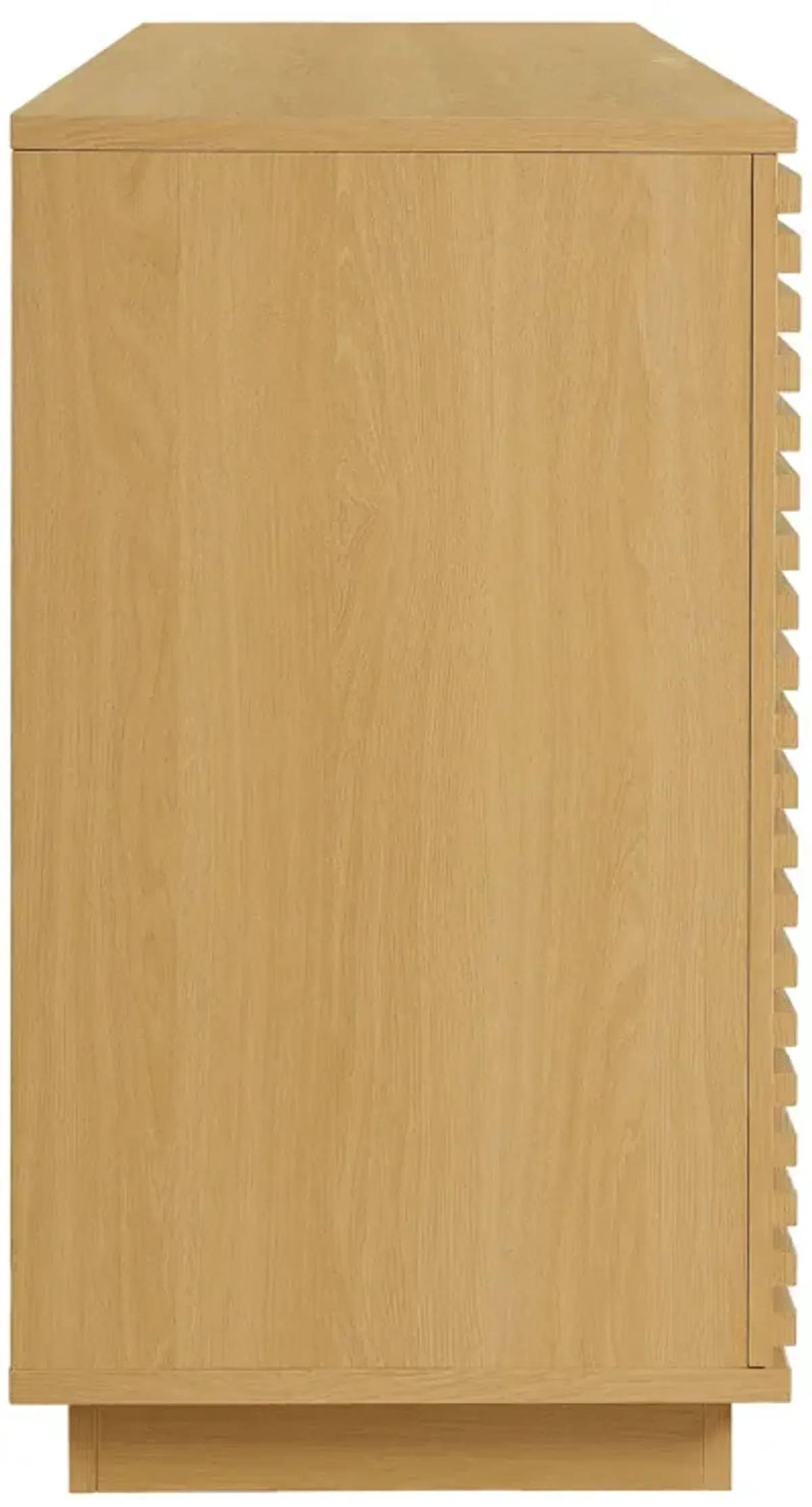 Render 4-Door Fluted Sideboard Cabinet TV Stand by Modway