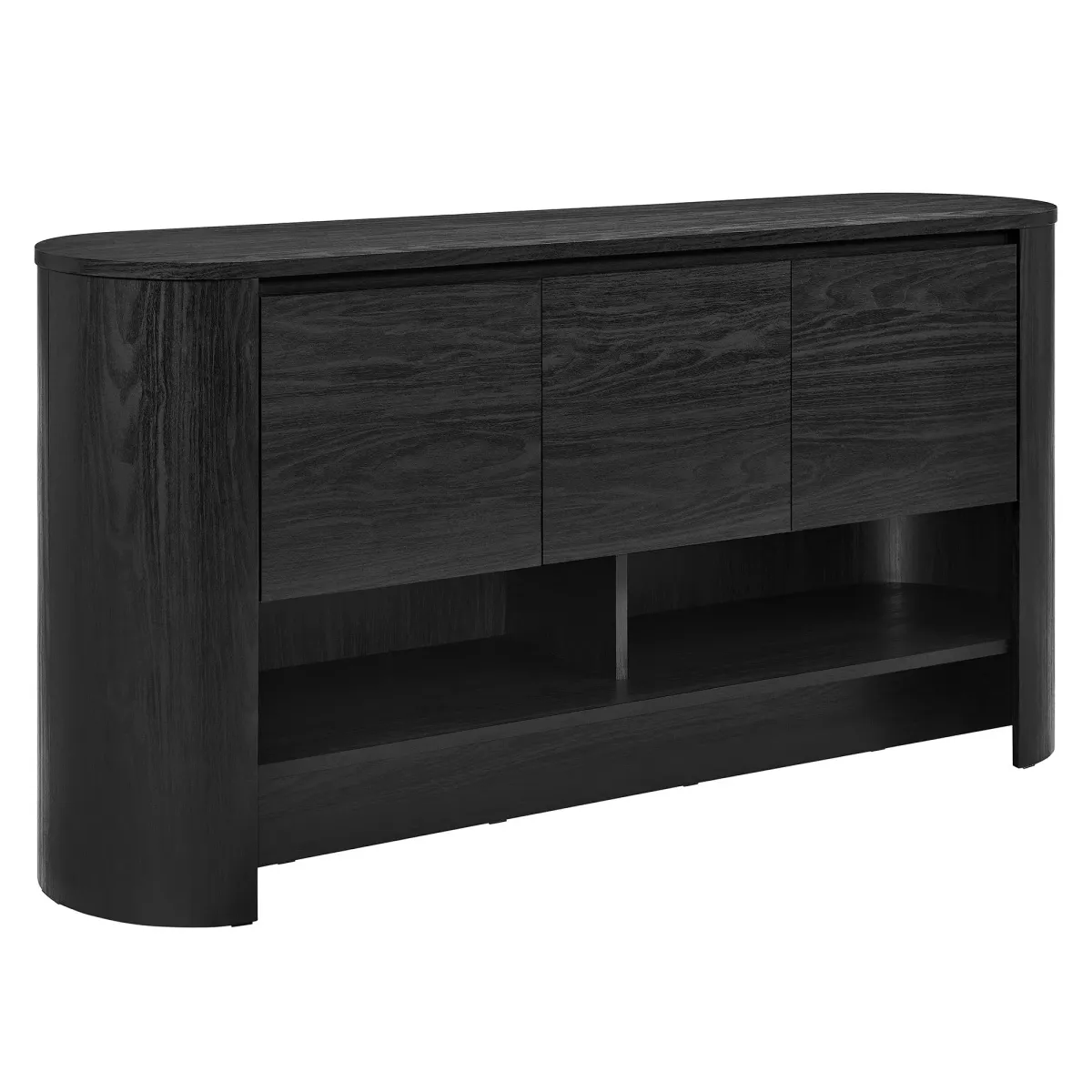 Duval 62 Inch Oval Sideboard by Modway Black
