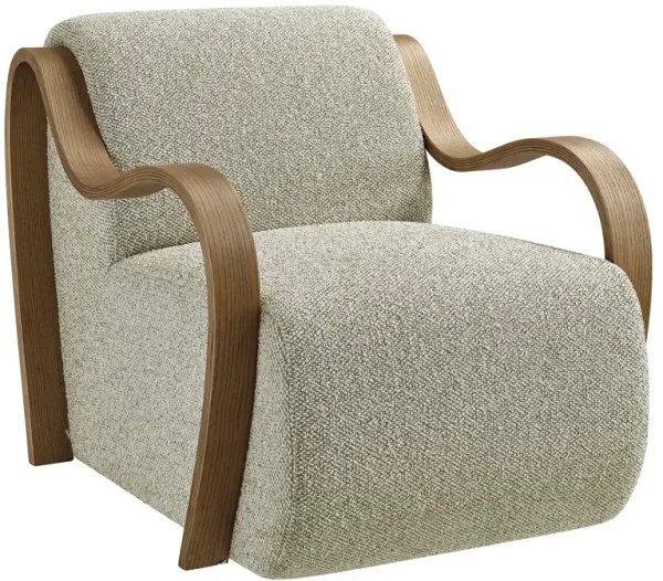 Atrium Lattice Boucle Accent Armchair by Modway Marble