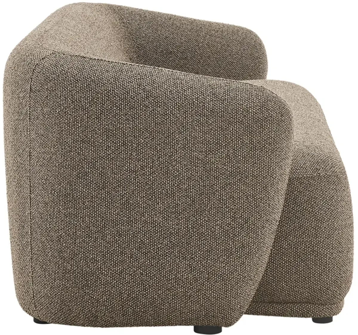 Monica 88 Inch Boucle Fabric Sofa by Modway Earth