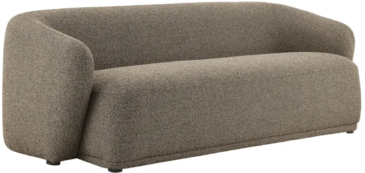 Monica 88 Inch Boucle Fabric Sofa by Modway Earth