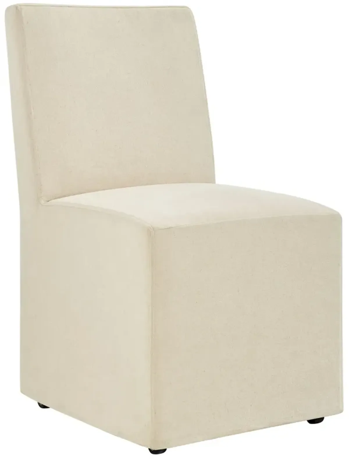 Tessera Upholstered Linen-Blend Slipcovered Dining Chair by Modway Linen