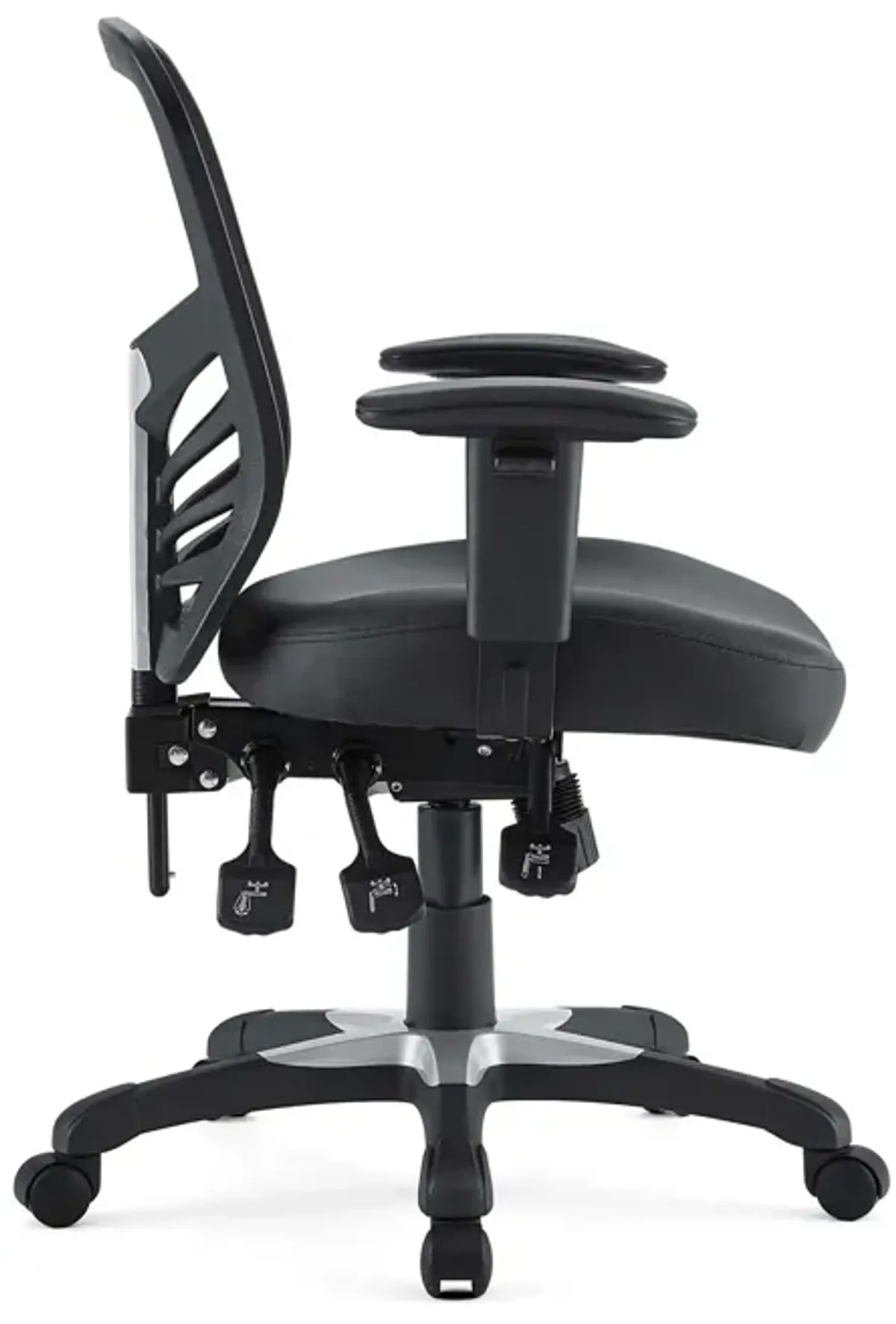 Articulate Vinyl Office Chair by Modway Black