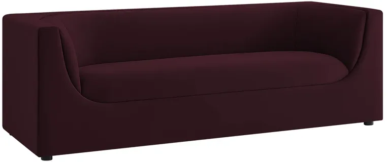 Hilda 86" Curved Back Performance Velvet Sofa by Modway