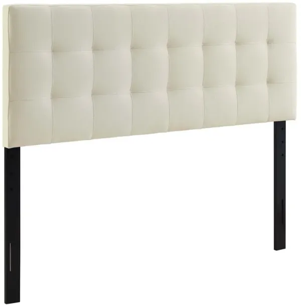 Lily Upholstered Fabric Headboard by Modway Queen / Ivory
